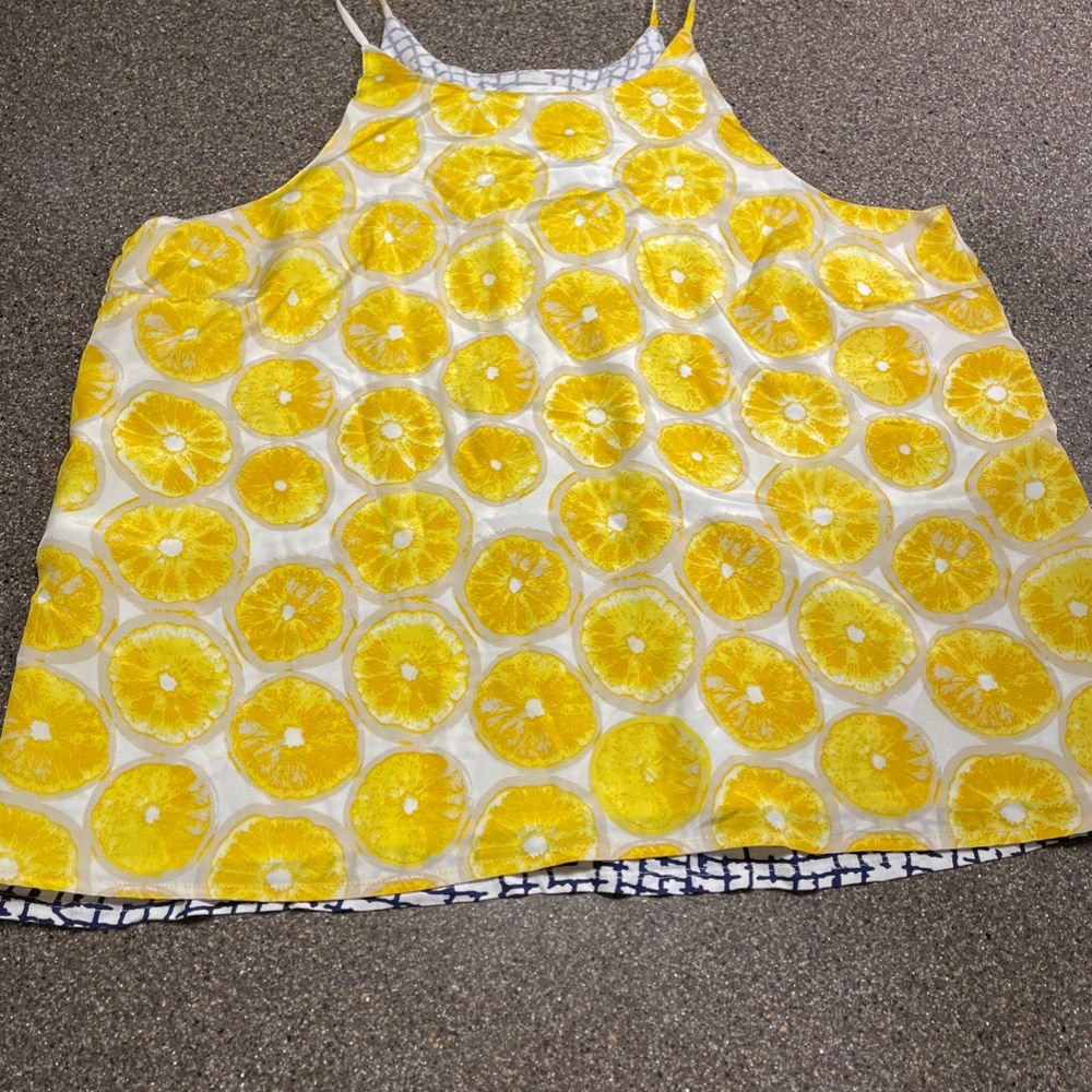 Anthropologie Porridge Lemon Tank Sz XL